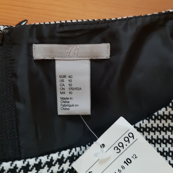 NWT H&M Black dress Size:10 - Picture 4 of 6